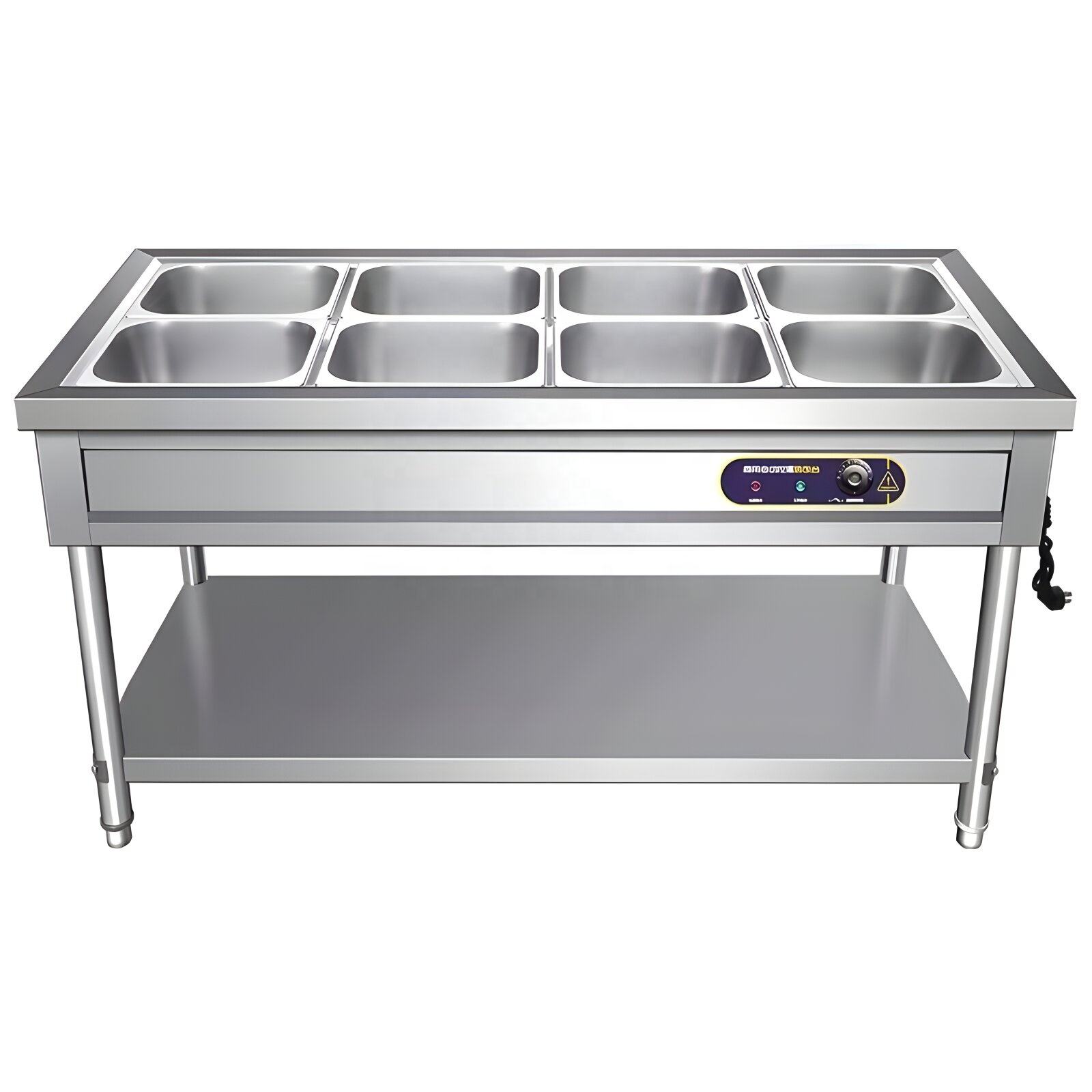 High-quality electric food heater showing modern restaurant kitchen buffet and dining cooking equipment