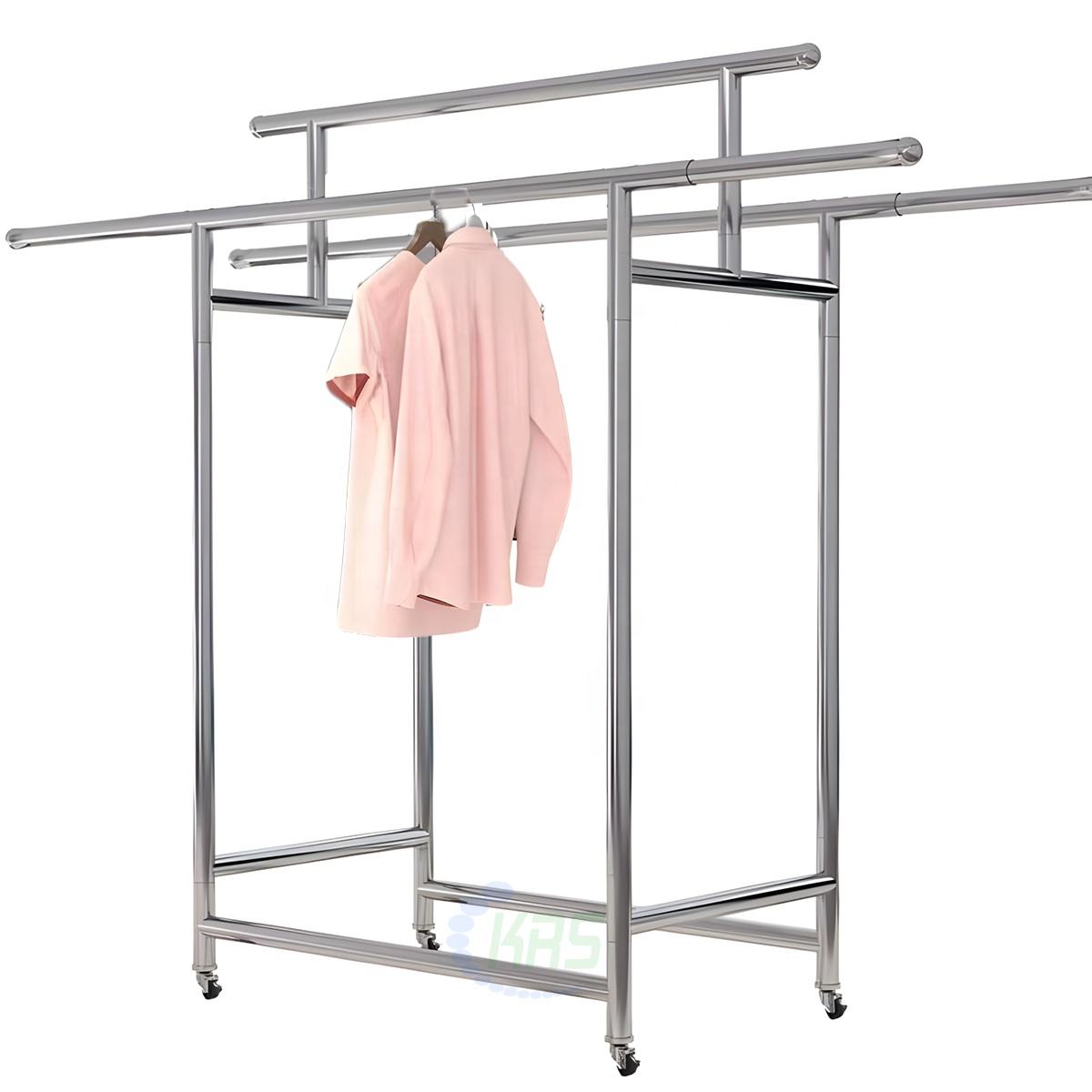 Mobile portable, folding stainless steel towel clothing drying rack, outdoor clothes drying rack